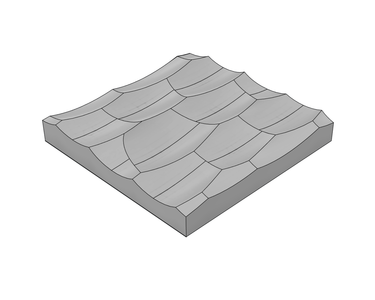 Naguri Wood Texture Panel – Alternating Continuous Pattern 01 (CNC-Ready, 3D Relief)
