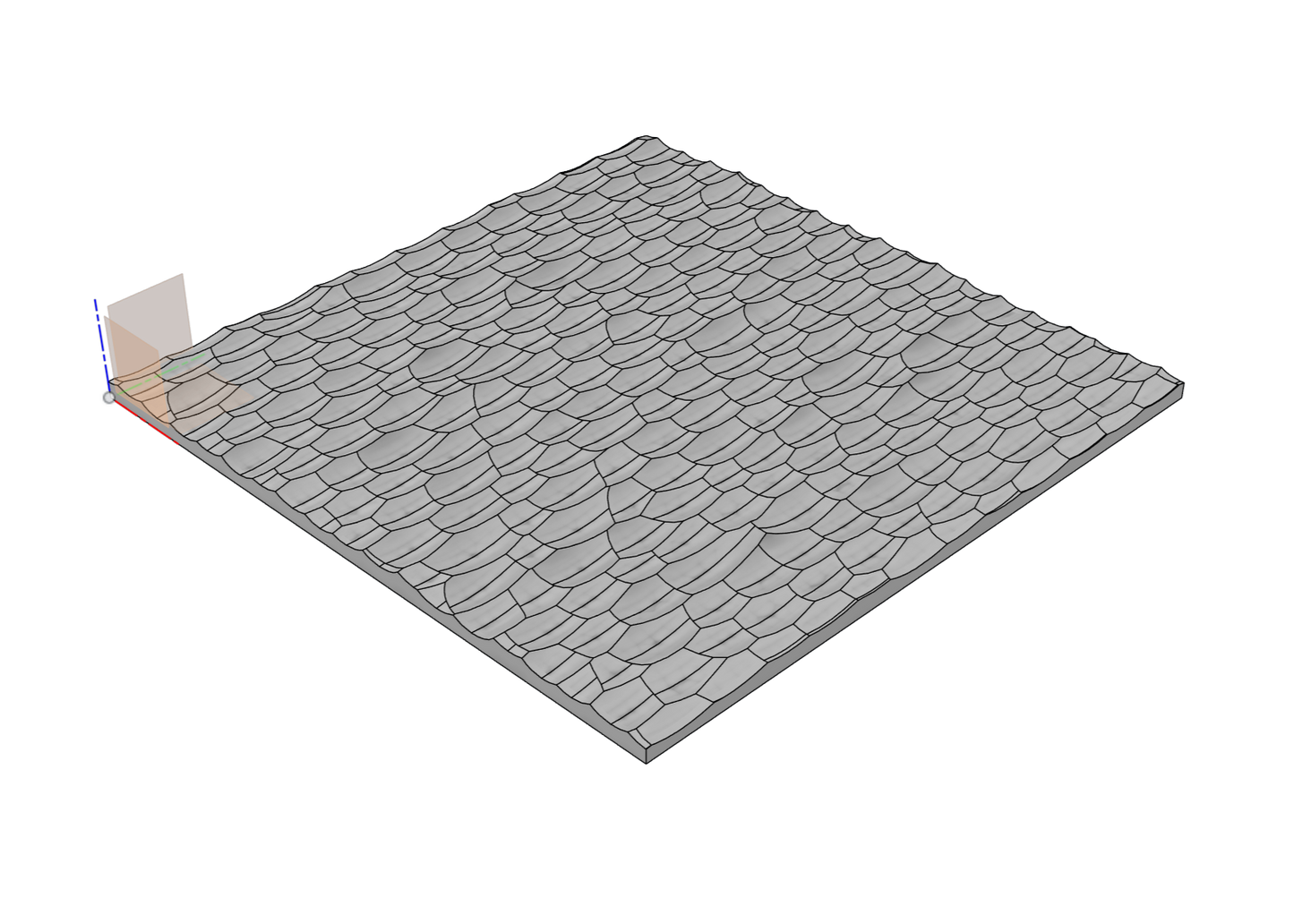 Naguri Wood Texture Panel – Alternating Continuous Pattern 01 (CNC-Ready, 3D Relief)