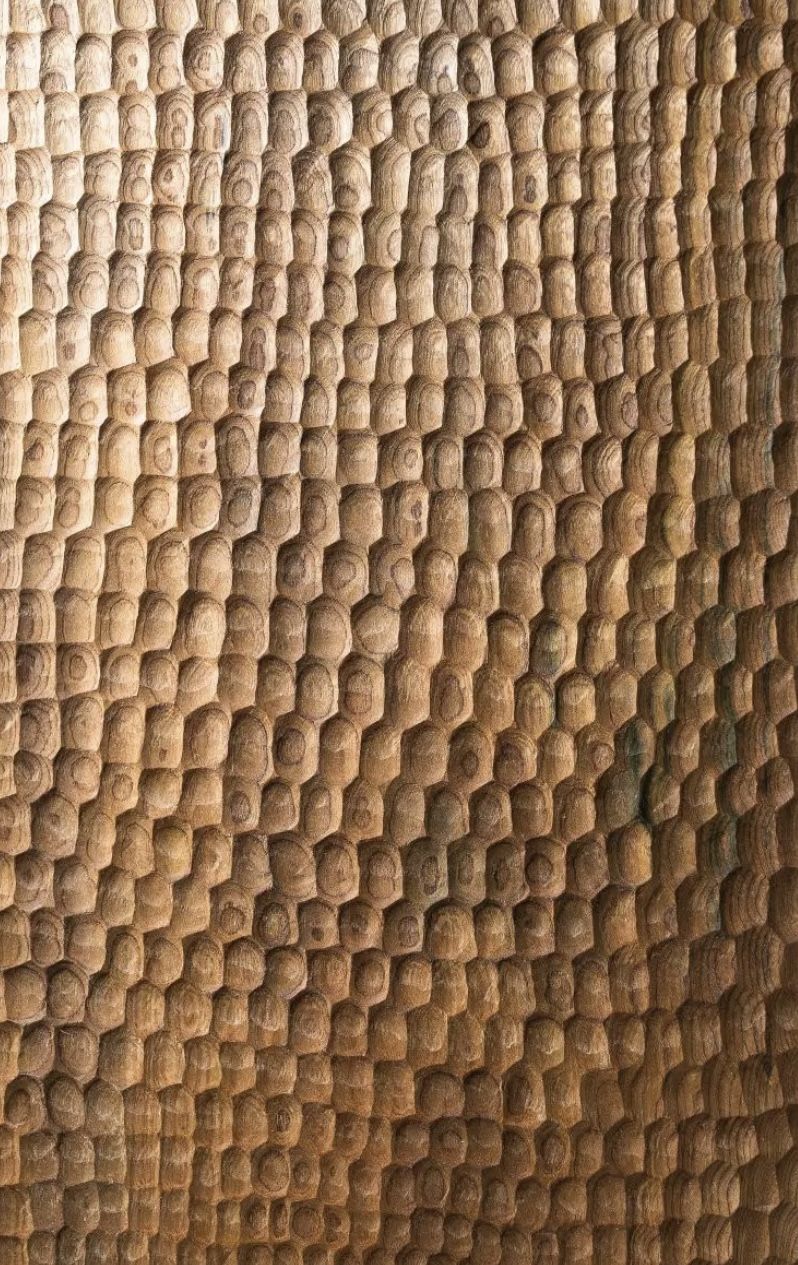 Naguri Wood Texture Panel – Alternating Continuous Pattern 01 (CNC-Ready, 3D Relief)
