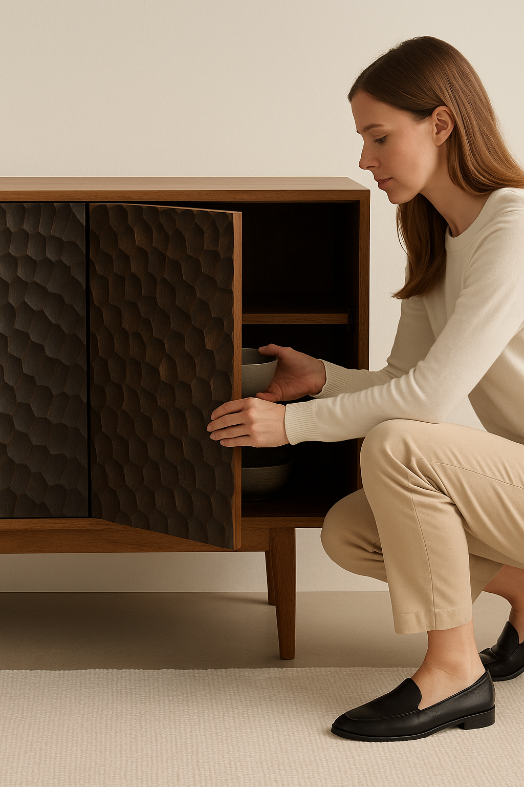 Naguri Wood Texture Panel – Alternating Continuous Pattern 01 (CNC-Ready, 3D Relief)