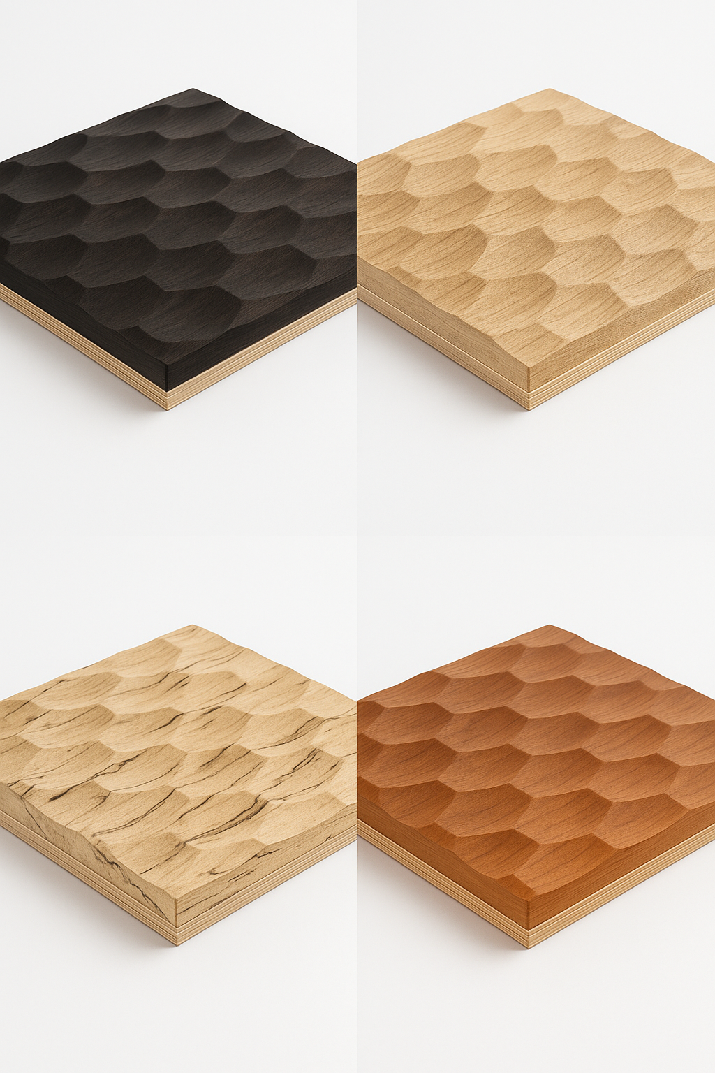 Naguri Wood Texture Panel – Alternating Continuous Pattern 01 (CNC-Ready, 3D Relief)