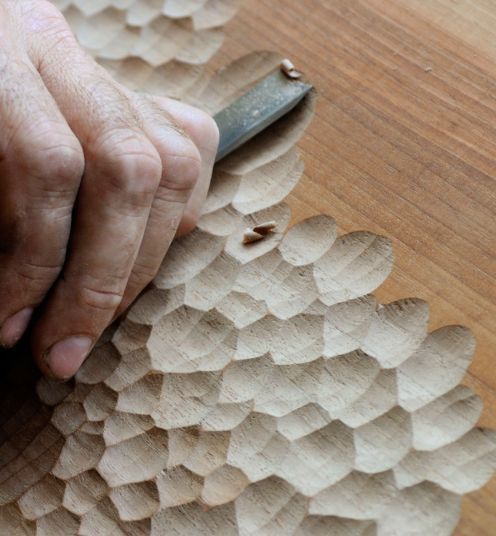 Naguri Wood Texture Panel – Alternating Continuous Pattern 01 (CNC-Ready, 3D Relief)