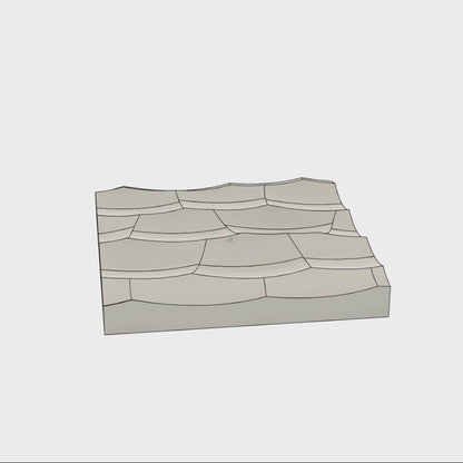 Naguri Wood Texture Panel – Alternating Continuous Pattern 01 (CNC-Ready, 3D Relief)
